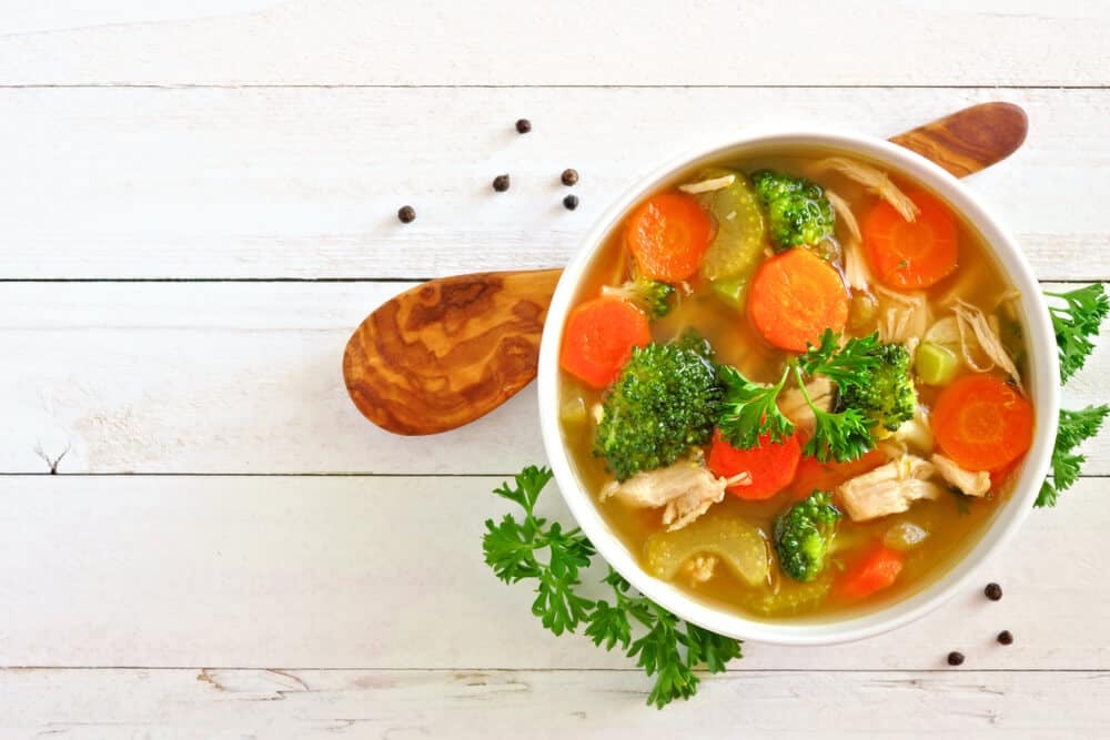 Chicken Veggie Soup Recipe from Scratch